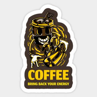 coffee bring back your Sticker